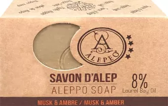 Alepské mýdlo alepeo mošus & ambra 8% 100g
