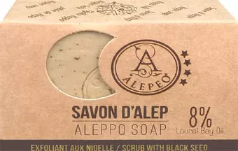 Alepeo peelingové mýdlo s černuchou 8% 100g