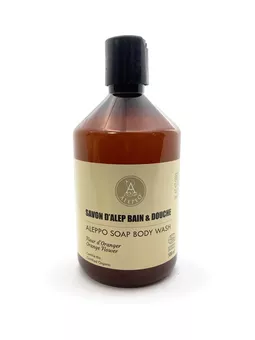 Tekuté aleppské mýdlo - Ecocert - Pomerančový květ 500ml