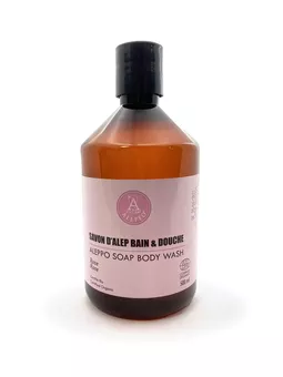 Tekuté aleppské mýdlo - Ecocert - Růže 500ml