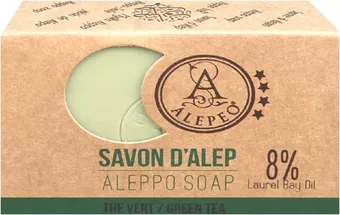 Alepské mýdlo Alepeo zelený čaj 8% 100g