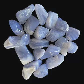 Chalcedon modrý Malawi A tumbled kameny 250g