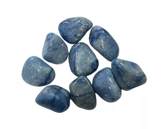 Modrý křemen AB tumbled kameny 250g