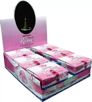 Kadidlo Satya Fresh Rose v kuželích 24g