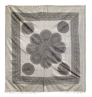 Nástěnná dekorace mandala černá a bílá