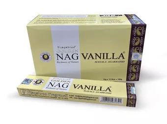 Vonné tyčinky Vijayshree Golden Nag Vanilka 15g