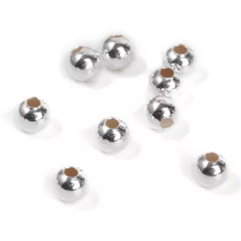 Korálky Charms Stříbro 925 Kuličky 4mm x 10