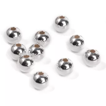 Stříbrné korálky Charms 925 Kuličky 6mm x 10