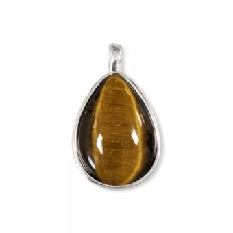 Přívěsek Kapka Stříbro 925 Tygří oko AA 23.5mm