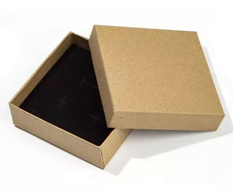 Dárková krabička na šperky z kraftové lepenky 9 cm x10