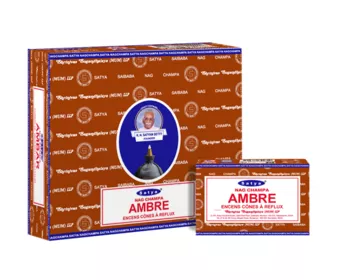 Satya Ambre Backflow kužele 12ks