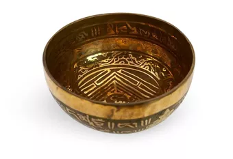 Tibetská mísa s rytinami - Mandala - 12cm