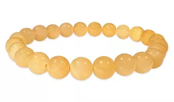 Náramek Oranžový Kalcit A+ korálky 8mm
