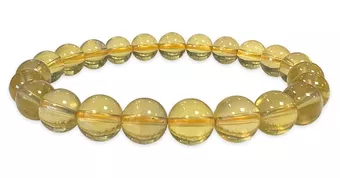 Náramek Žlutý fluorit AAA korálky 8-9mm