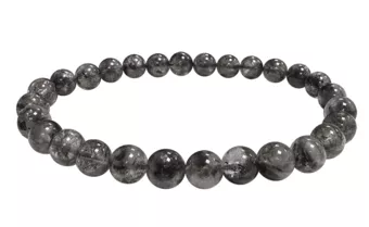 Náramek Herkimer křišťál s korálky 5,5-6,5mm