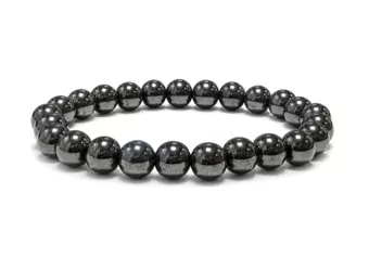 Náramek Hematit A s korálky 8mm
