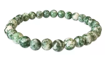Náramek Zelený Jade AB korálky 6mm