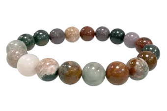 Náramek Oceánský jaspis A kuličky 10mm