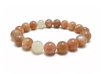 Náramek Multicolor Měsíční kámen A korálky 10mm