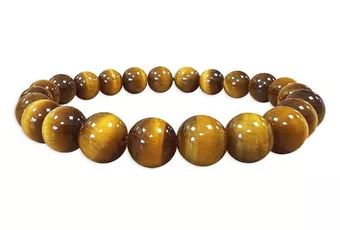 Náramek z Tygřího oka AAA Korálky 8 mm