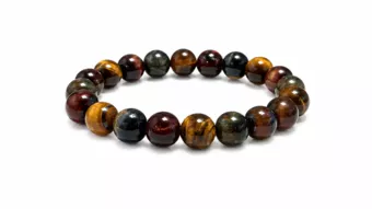 Náramek Tygří oko Multicolor Korálky 10 mm