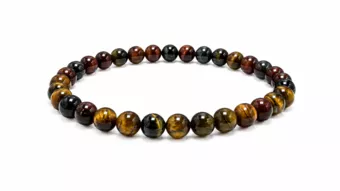 Náramek Tygří oko Multicolor Kvalita A Korálky 6 mm