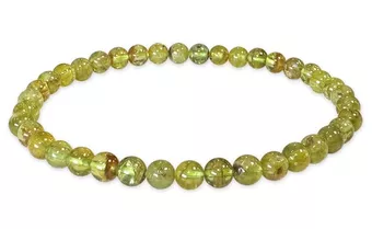 Náramek Peridot s korálky 4.5-5.5mm