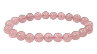 Náramek Jahodový Hematoidní Křemen A kuličky 8mm