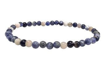 Náramek Sodalit korálky 4mm