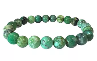 Náramek Variscite s korálky 8mm