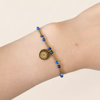 Ochranný náramek z lapisu lazuli A – Ochranné oko