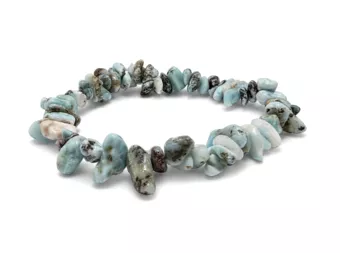 Náramek Chipsy Larimar AB 5-8mm