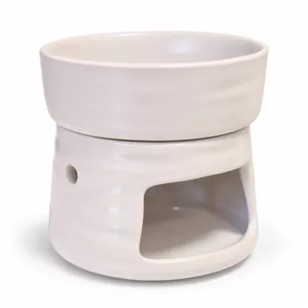 Keramický vonný kahan slonové barvy 9,3 cm