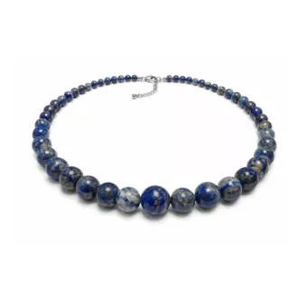 Náhrdelník Spadající Lapis Lazuli AB Korálky 4-12mm 50cm