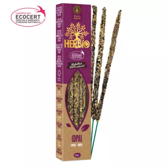 Smudge vonné tyčinky Ecocert Herbio Copal 20g