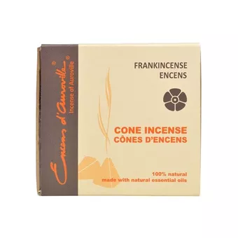 Vonné kužele Auroville Frankincense 5x10 kusů