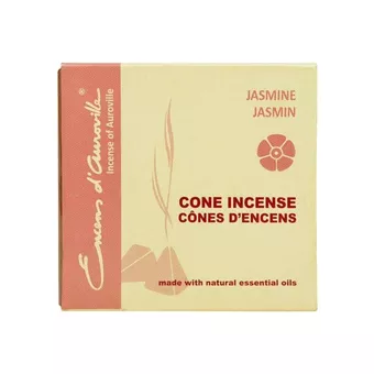 Vonné tyčinky Auroville Jasmín 5x10 kónusů