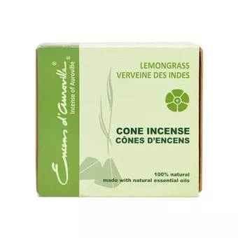 Vonné kužely Auroville Lemon Grass 5x10 kusů