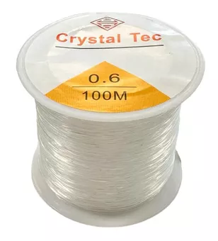 Kulatá elastická nit z křišťálu 0.6mm 100m