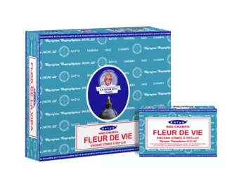 Backflow kužely Satya Fleur de Vie 12 ks