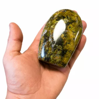Leštěný blok zeleného opálu 0.390kg