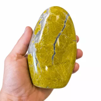 Leštěný blok zeleného opálu 0.870kg