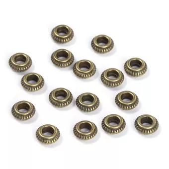 Korálky Přívěsky Mezikus Kroužek Barva Bronz 6mm x 100