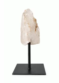Surový Křišťál A na Černém Kovovém Stojanu 17-20 cm 600-900 g