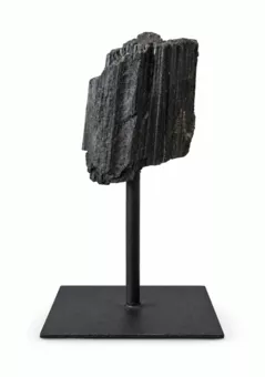 Surový Lapis Lazuli A na Černém Kovovém Stojanu 17-20 cm 500-800 g