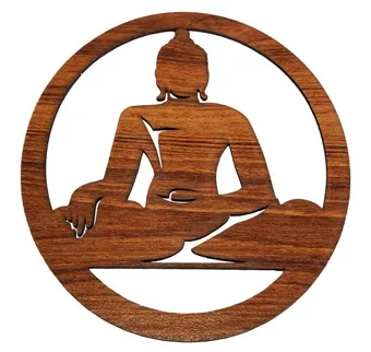 Magnetický dřevěný panel Buddha 18cm pro HMD999
