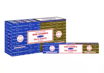 Vonné tyčinky Satya Nag Champa a Palo Santo 16g