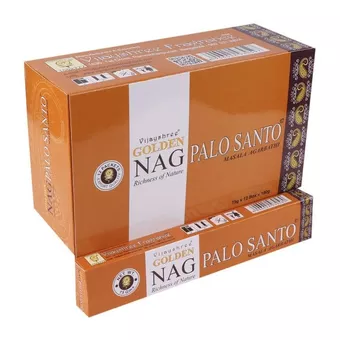 Vonné tyčinky Vijayshree Golden Nag Palo Santo 15g