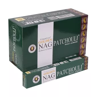 Vonné tyčinky Vijayshree Golden Nag Patchouli 15g
