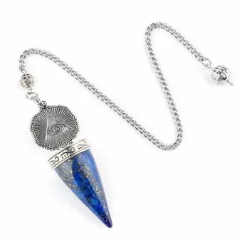Kyvadlo Lapis Lazuli A se stříbrným ochranným okem